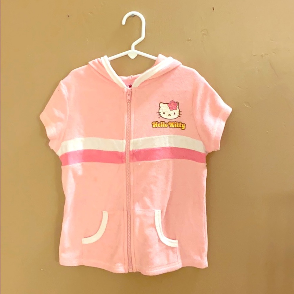 Hello Kitty bathing suit cover up.